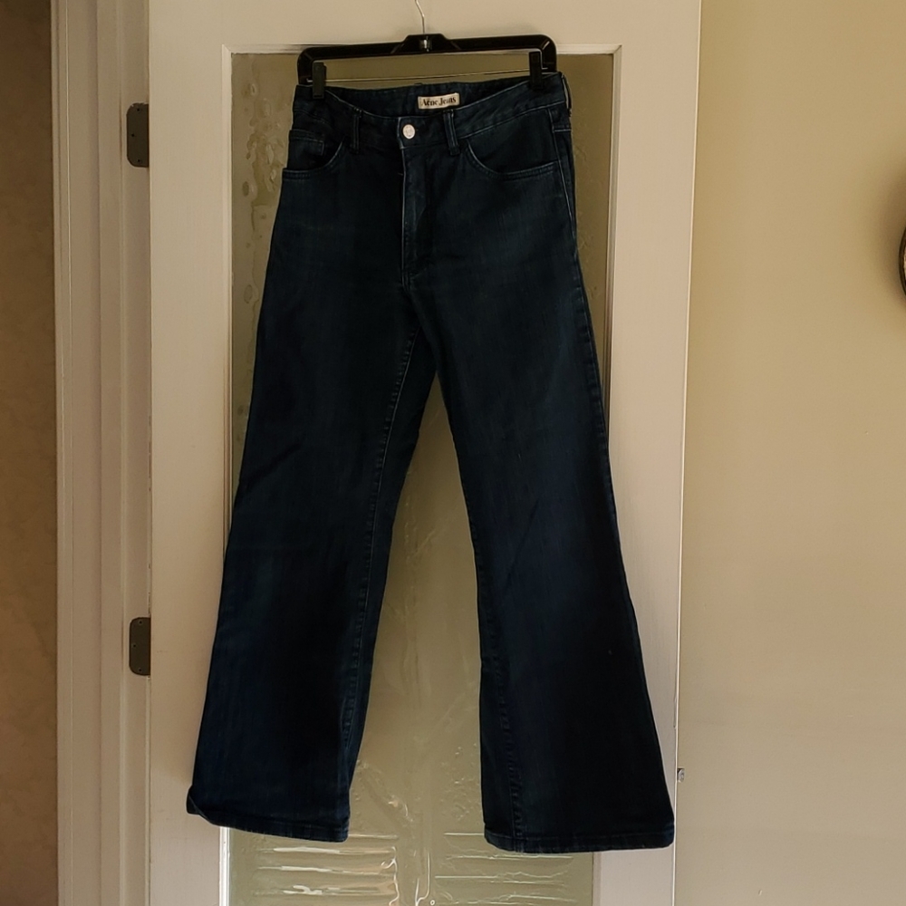 Acne Flare Dark Wash Jeans 31/34